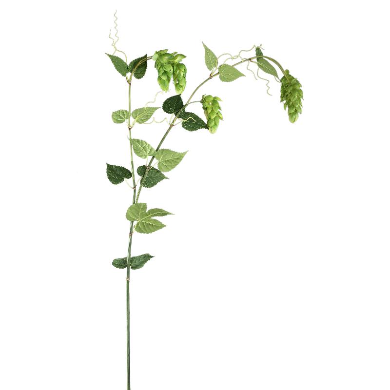PTMD Kunsttak Hops Spray - 50x92x146 cm - Plastic - Groen