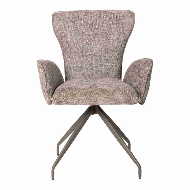 PTMD Eetkamerstoel Vetus - 63x64x89 cm - Staal - Grijs