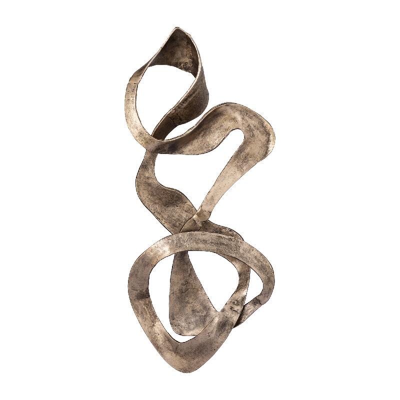 PTMD Wandpaneel Neven - 38x15x92 cm - Aluminium - Goud