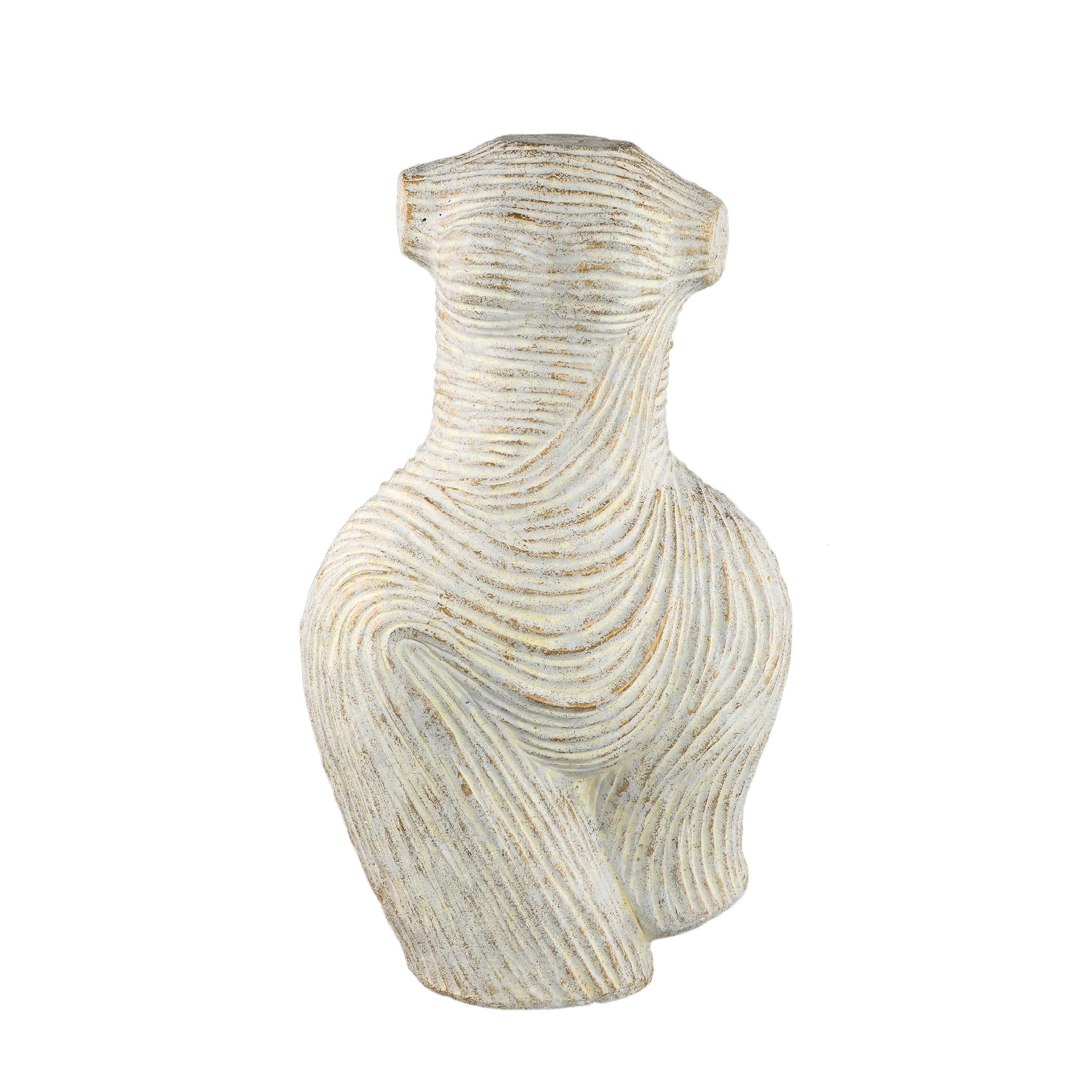 PTMD Deco Object Sophi - 37x27x60 cm - Cement - Wit