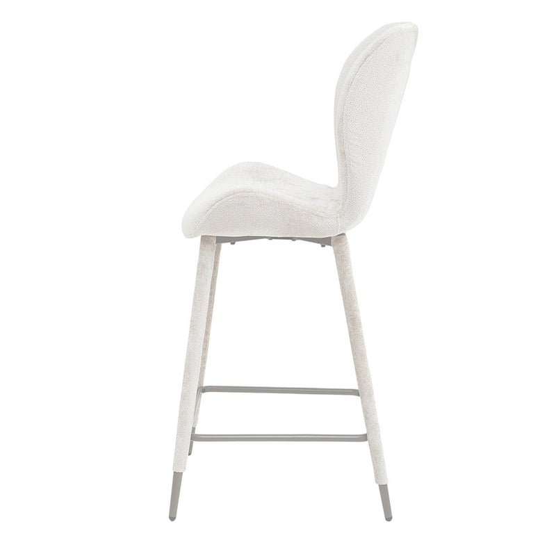PTMD Barkruk Thor - 66x52x108 cm - Textiel - Beige
