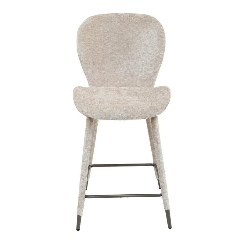 PTMD Barkruk Thor - 66x52x108 cm - Textiel - Beige