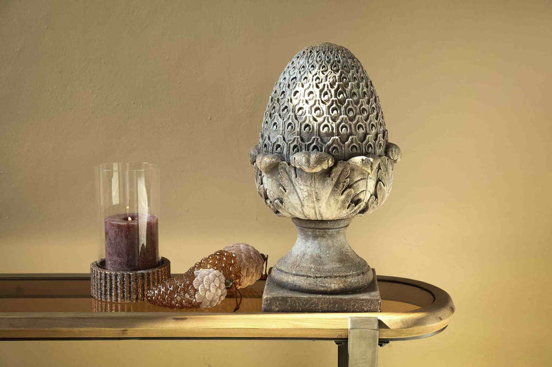 PTMD Deco Object Caibyn - 28x28x47 cm - Magnesium - Grijs