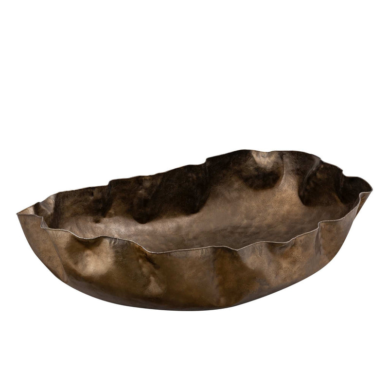 PTMD Schaal Conill - 117x84x36 cm - Aluminium - Goud
