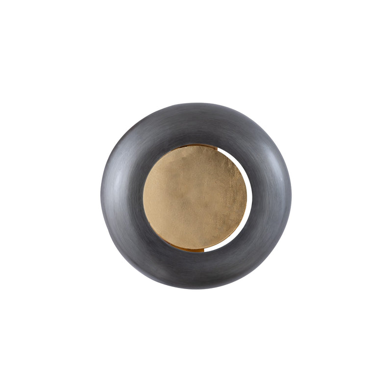PTMD Windlicht Prestyn - 20x8x20 cm - Ijzer - Grijs