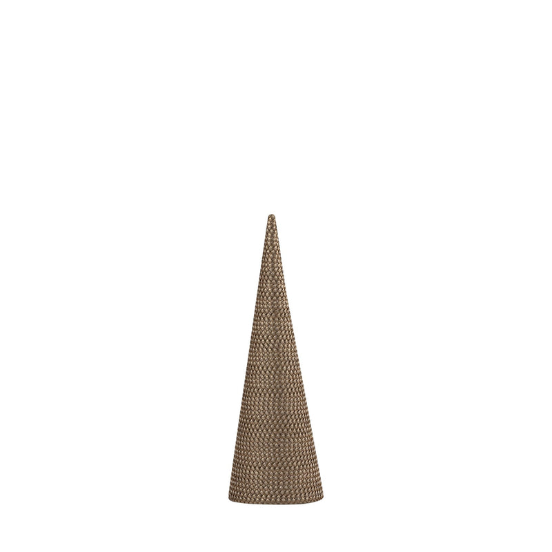 PTMD Deco Object Irhaa - 16x16x48 cm - Polyester - Taupe