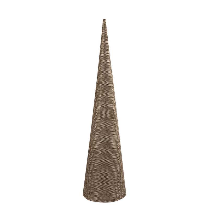 PTMD Deco Object Irhaa - 29x29x123 cm - Polyester - Taupe