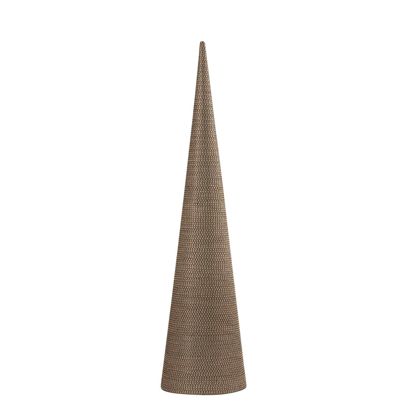 PTMD Deco Object Irhaa - 29x29x123 cm - Polyester - Taupe