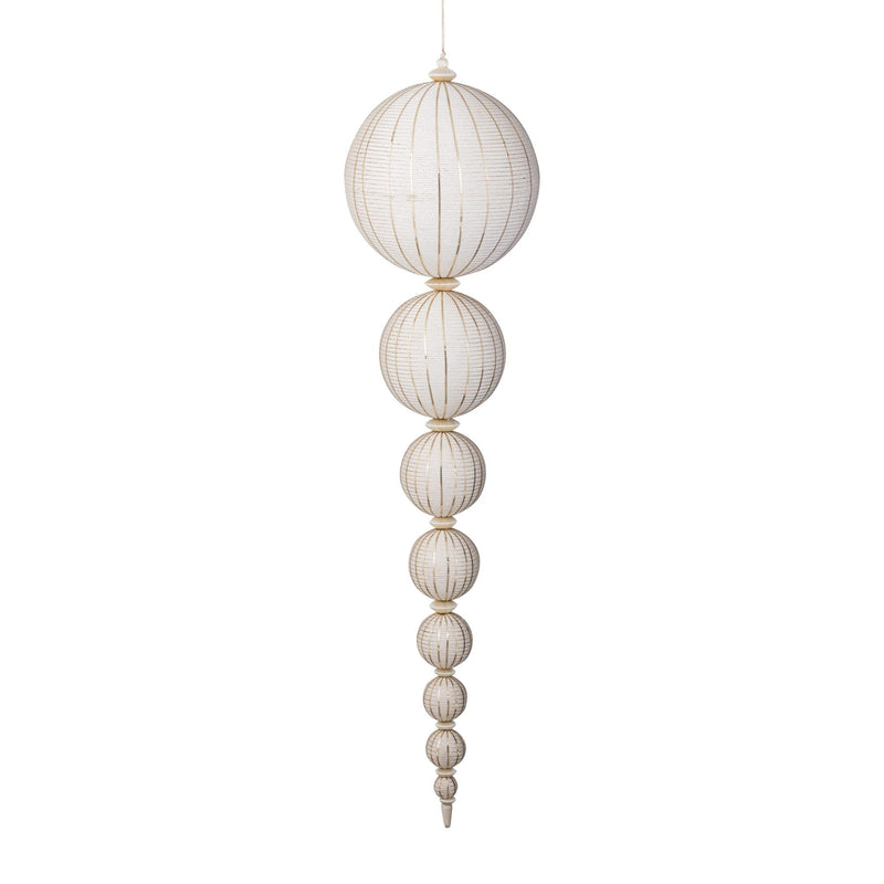 PTMD Deco Object Yossif - 30x30x123 cm - Polyester - Creme