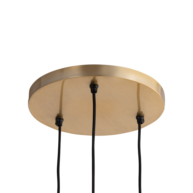 PTMD Hanglamp Zhen - 30x30x150 cm - Glas - Wit