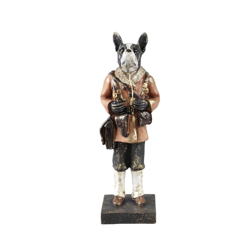 PTMD Deco Object Arne - 10x8x31 cm - Polyester - Bruin