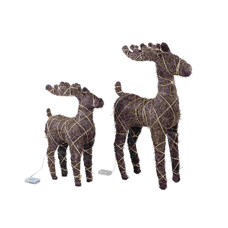 PTMD Deco Object Luwen - 53x22x80 cm - Ijzer - Bruin
