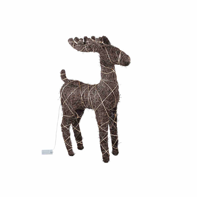 PTMD Deco Object Luwen - 53x22x80 cm - Ijzer - Bruin