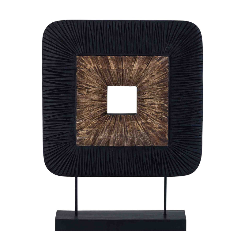 PTMD Deco Object Das - 40x8x30 cm - Hout - Bruin