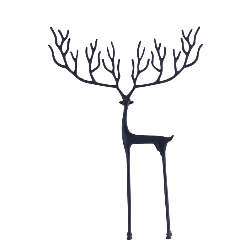 PTMD Deco Object Canaan - 51x9x69 cm - Aluminium - Zwart