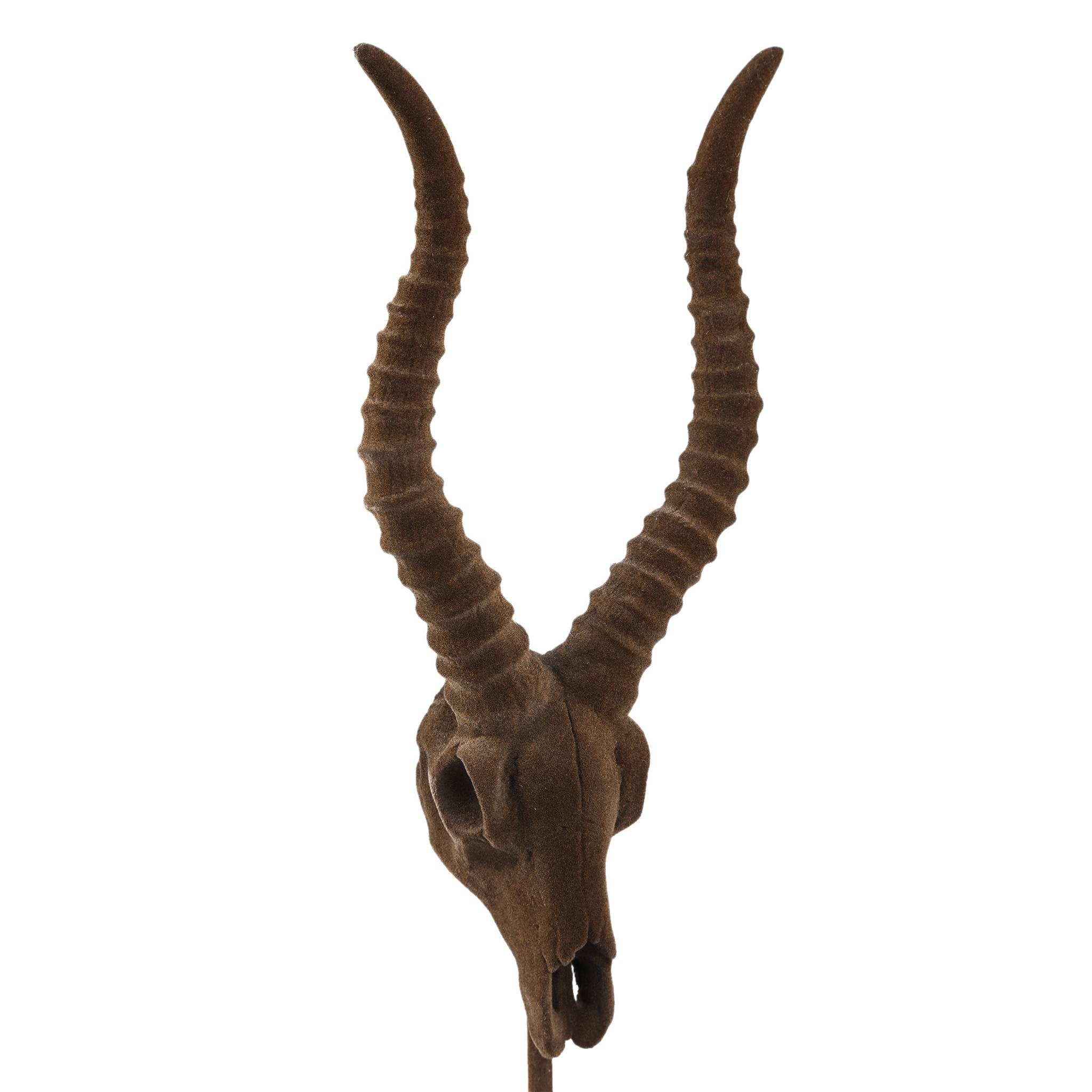 PTMD Decoratieve Standbeeld Haniya - 12x8x38 cm - Polyester - Bruin