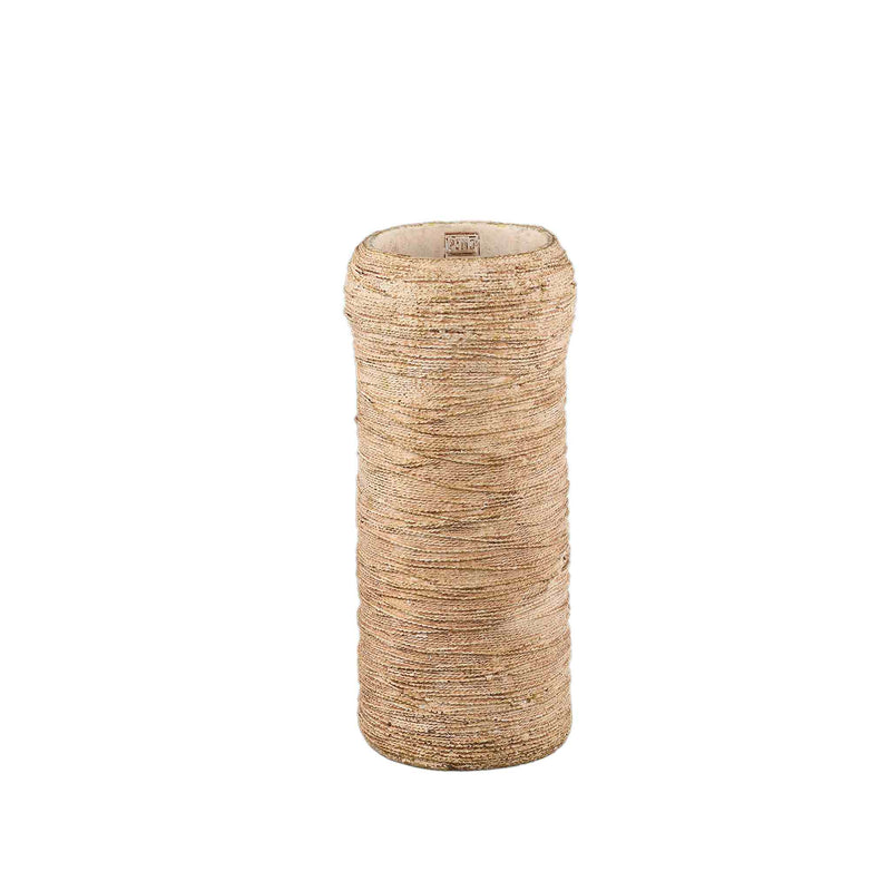 PTMD Bloempot Ricci - 20x20x45 cm - Cement - Bruin