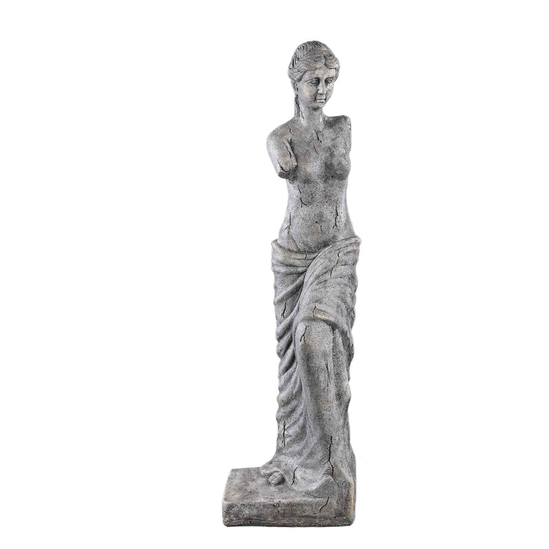 PTMD Deco Object Olivette - 27x25x90 cm - Cement - Zwart