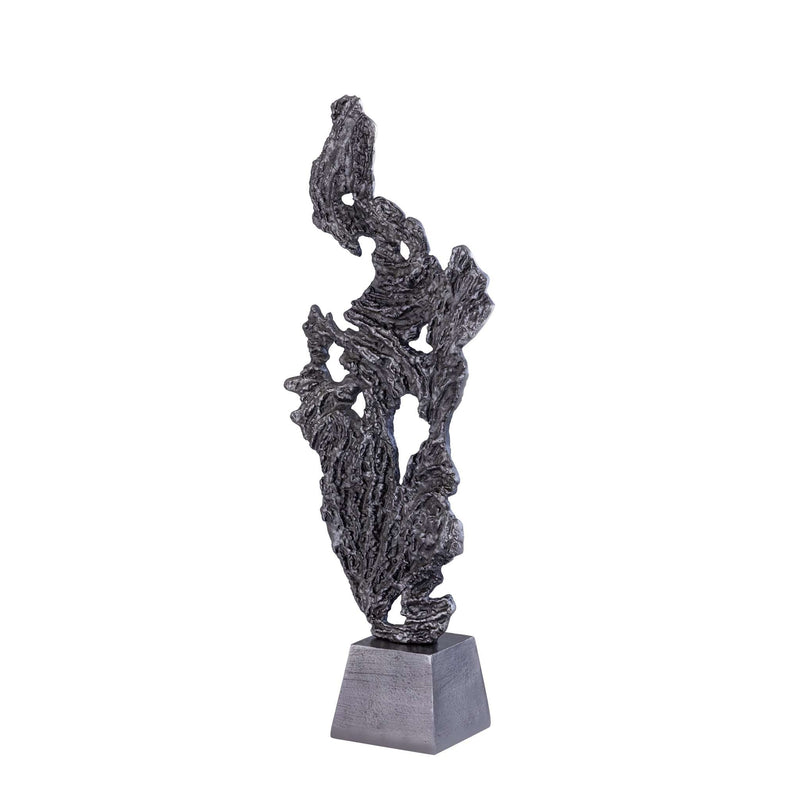 PTMD Deco Object Amato - 32x13x72 cm - Aluminium - Zilver