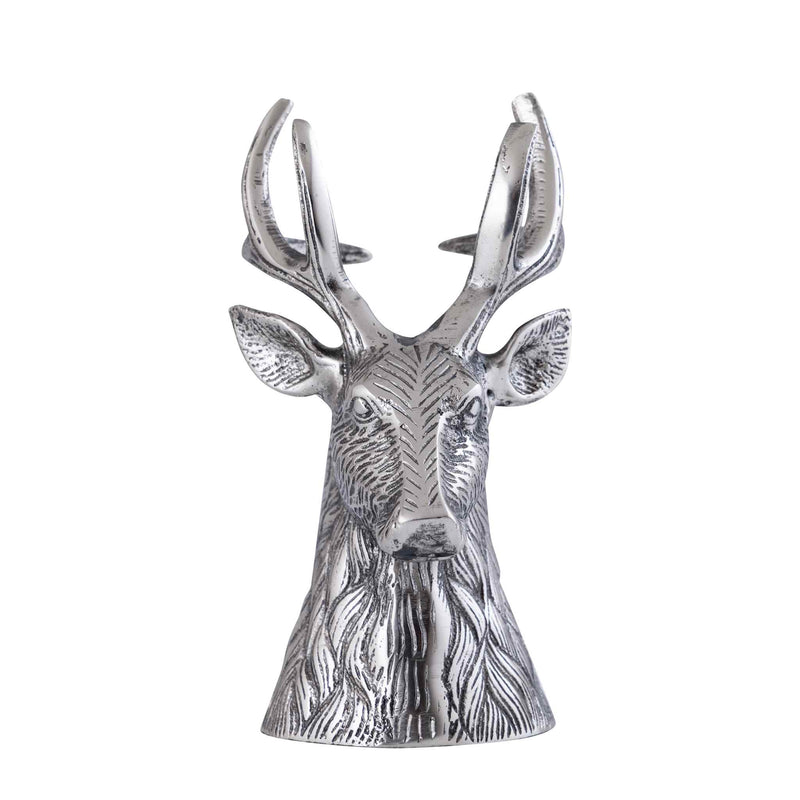 PTMD Deco Object Mirren - 17x12x22 cm - Aluminium - Zilver