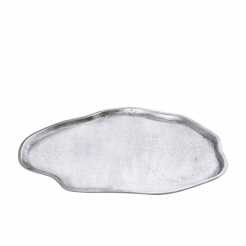 PTMD Plateau Louiza - 35x50x2 cm - Aluminium - Zilver