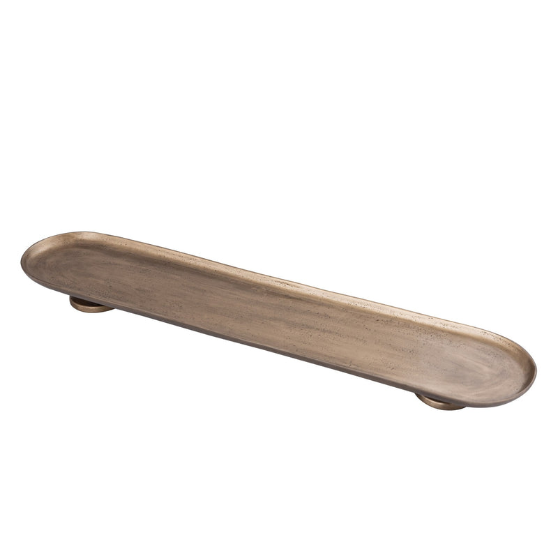 PTMD Plateau Kiersten - 73x15x6 cm - Aluminium - Goud