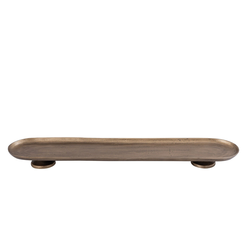 PTMD Plateau Kiersten - 73x15x6 cm - Aluminium - Goud