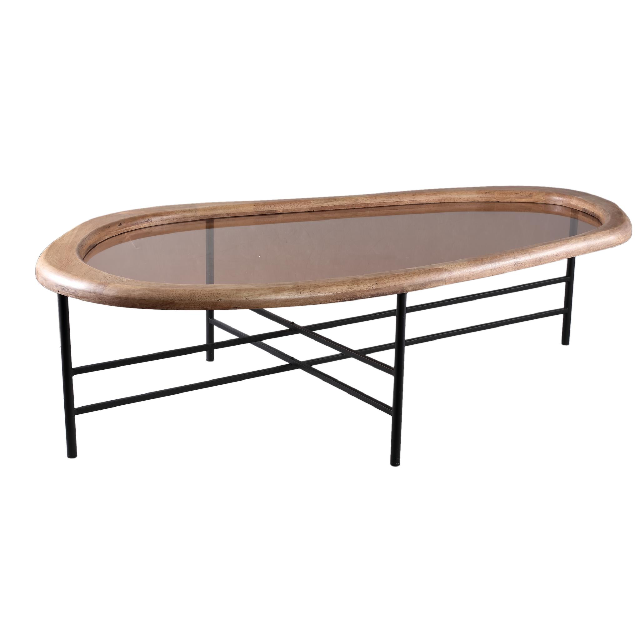 PTMD Salontafel Neelix - 120x69x33 cm - Hout - Naturel