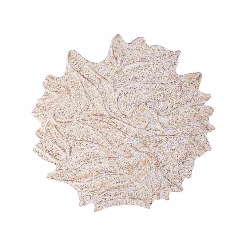 PTMD Wandpaneel Ceanna - 90x2x90 cm - MDF - Creme