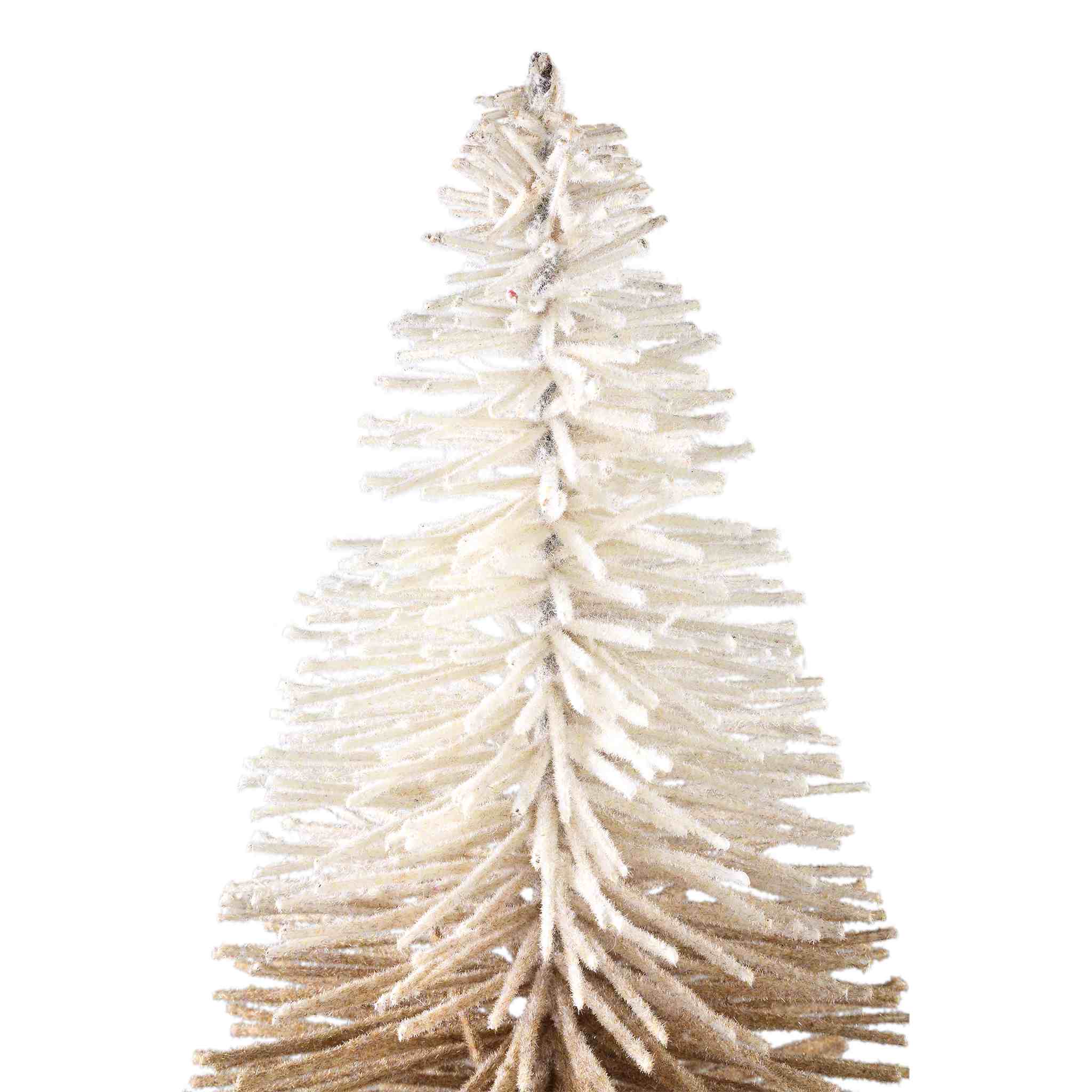 PTMD Decoratieve Kerstboom Luck - 20x20x80 cm - Bamboe - Bruin