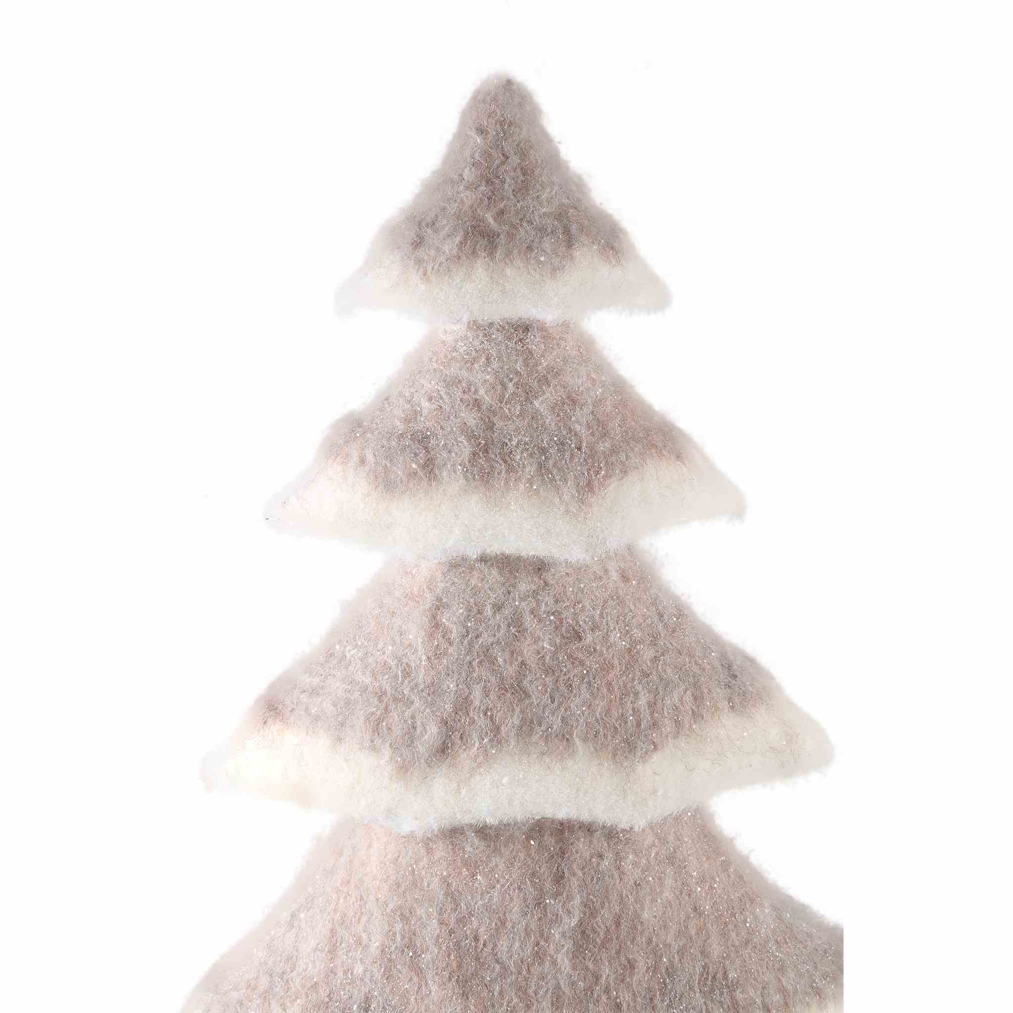 PTMD Decoratieve Kerstboom Daryan - 40x18x80 cm - Schuim - Creme