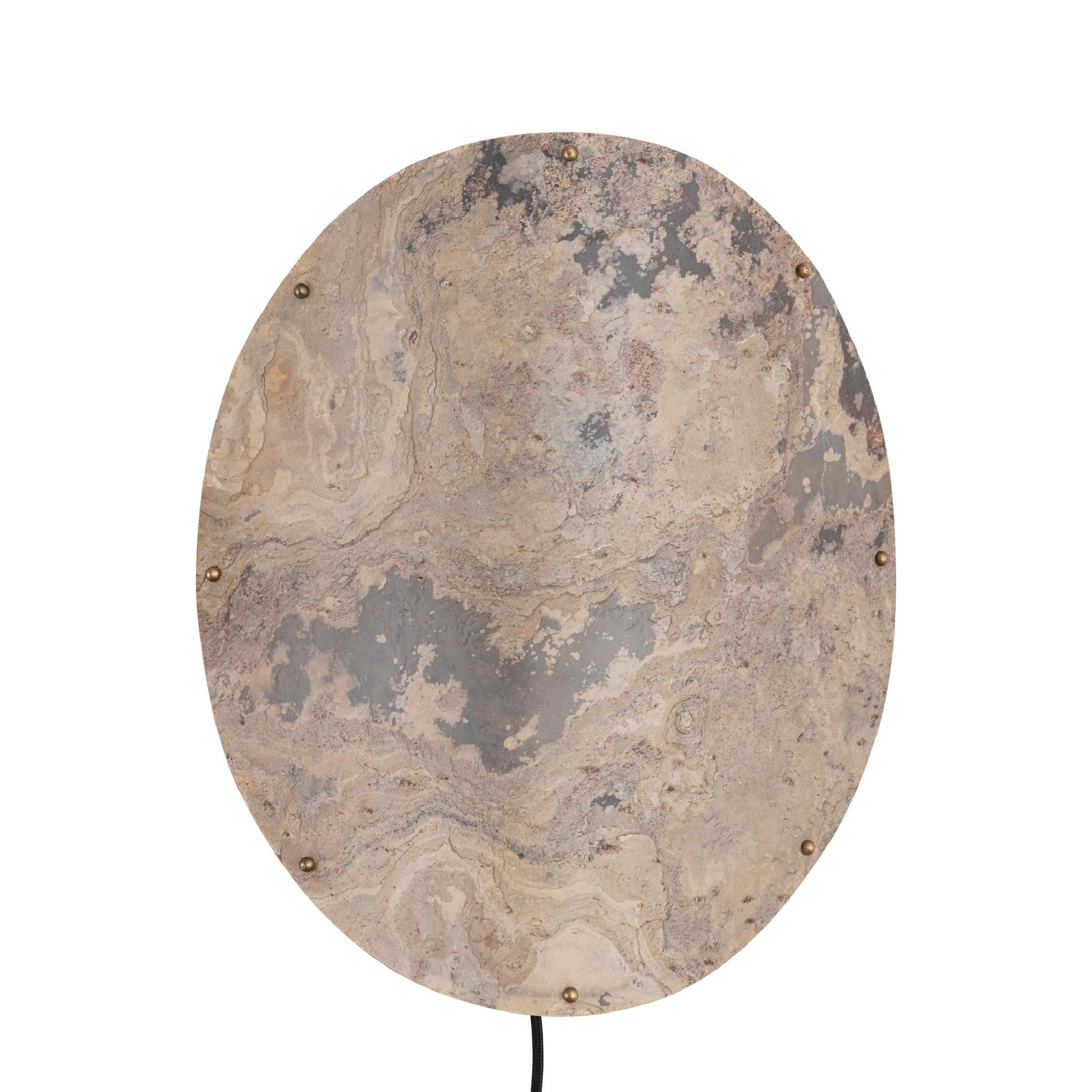 PTMD Wandlamp Hen - 51x23x61 cm - Steen - Naturel