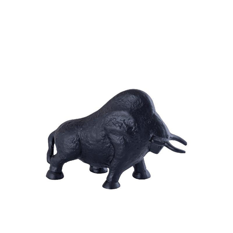 PTMD Decoratieve Standbeeld Ebeny - 23x9x12 cm - Aluminium - Zwart