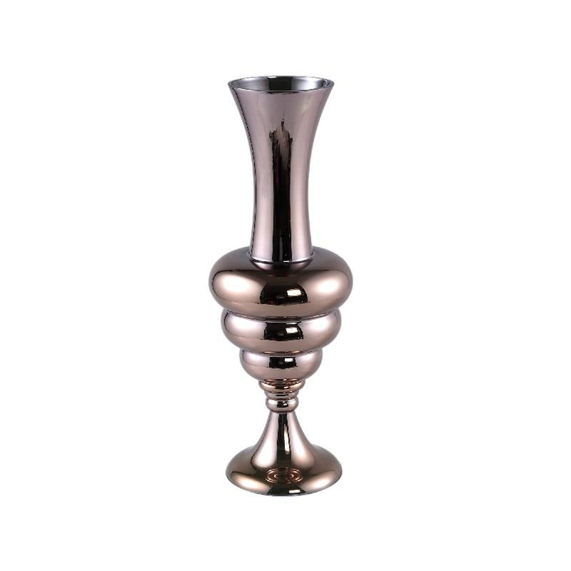 PTMD Vaas Nimai - 22x22x60 cm - Glas - Koper