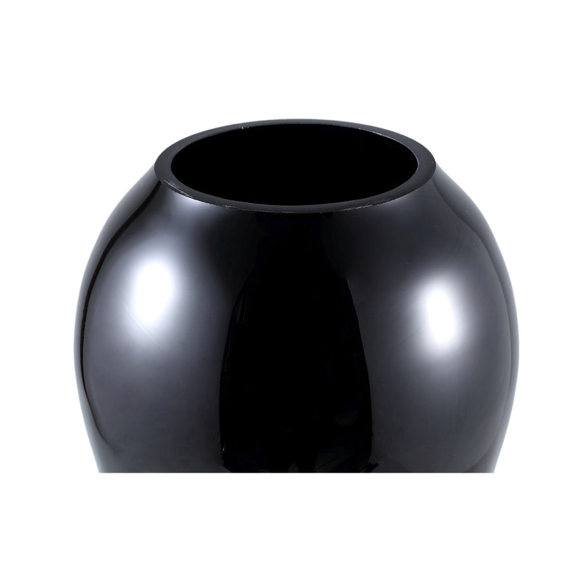 PTMD Vaas Serren - 25x25x59 cm - Glas - Zwart