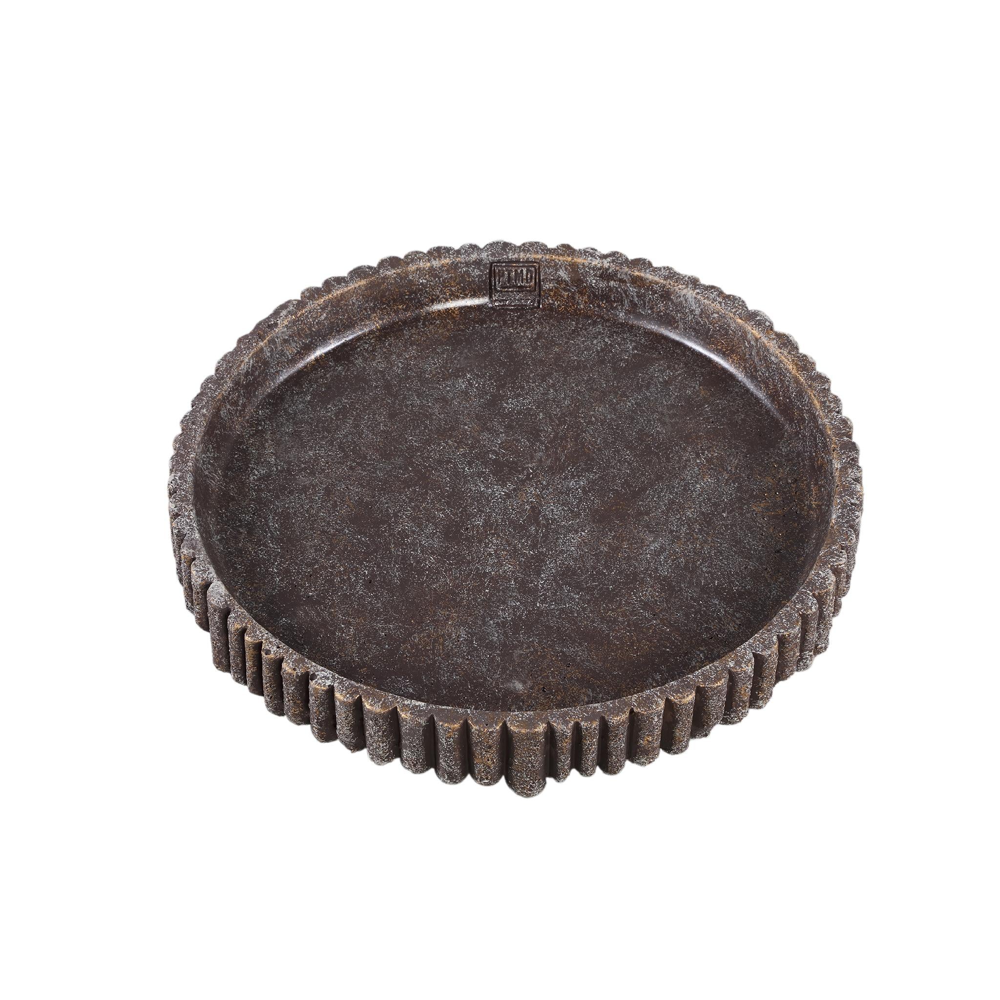PTMD Plateau Morganne - 35x35x5 cm - Cement - Bruin