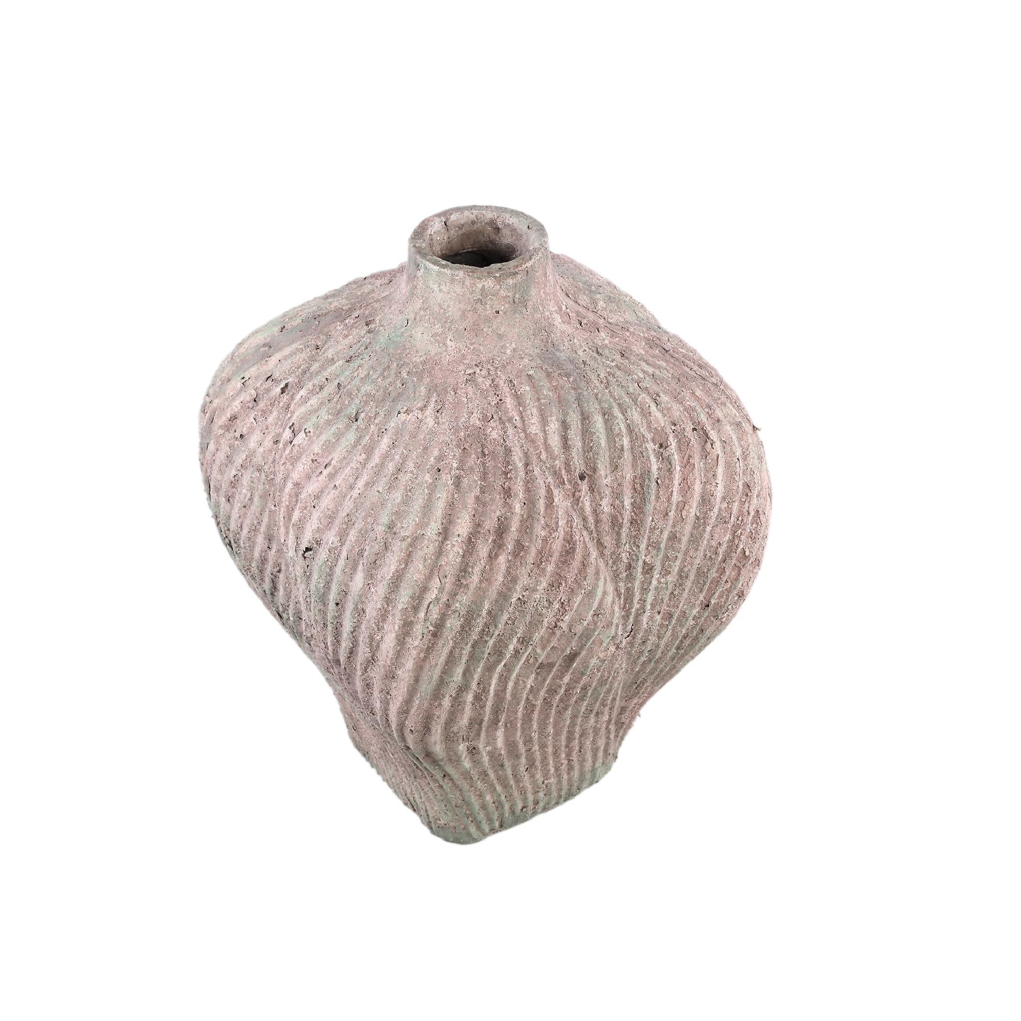 PTMD Bloempot Diesel - 28x28x38 cm - Cement - Grijs