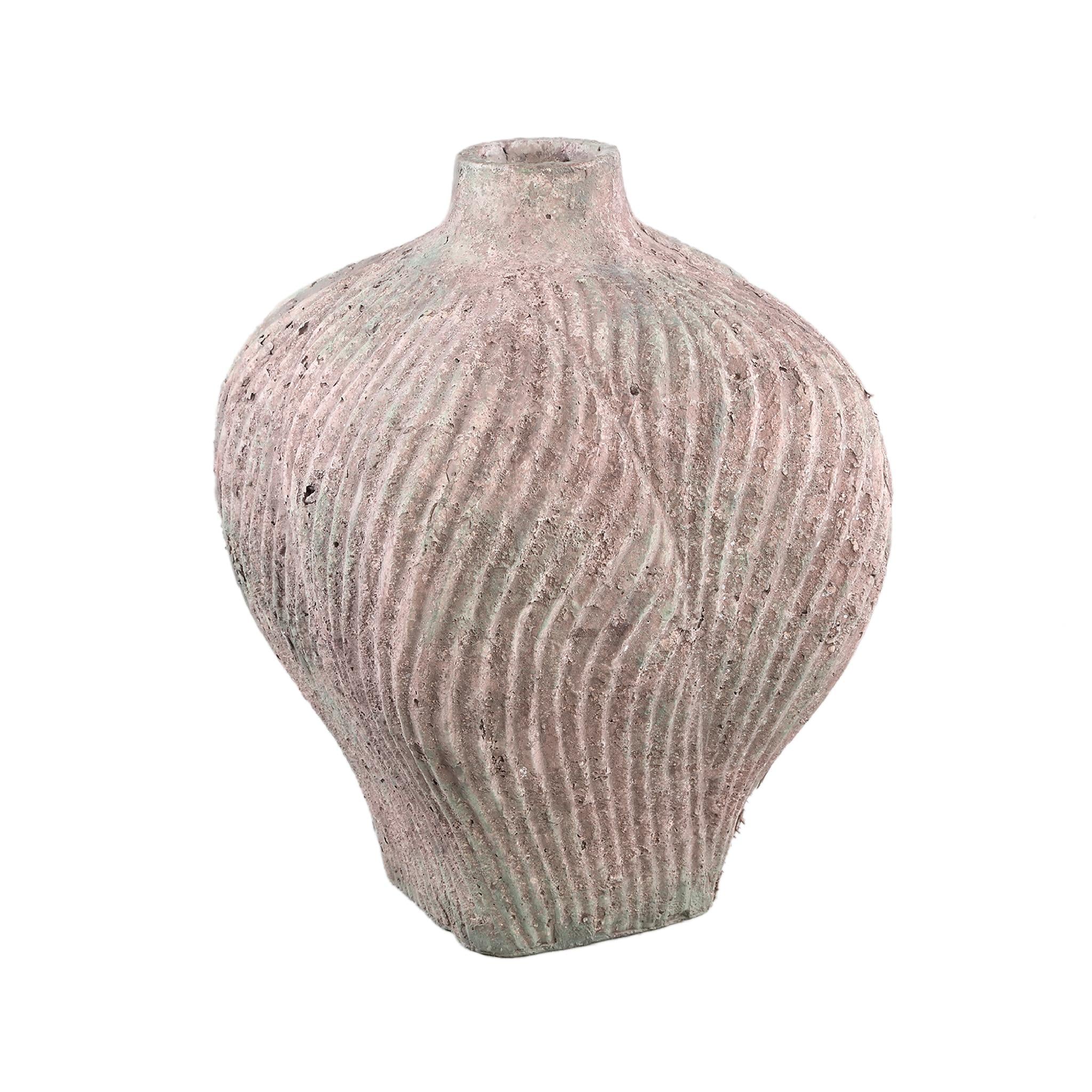 PTMD Bloempot Diesel - 28x28x38 cm - Cement - Grijs