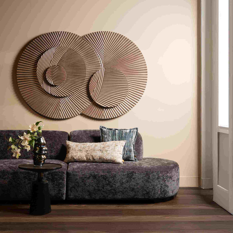 PTMD Wandpaneel Thikra - 120x10x180 cm - MDF - Bruin