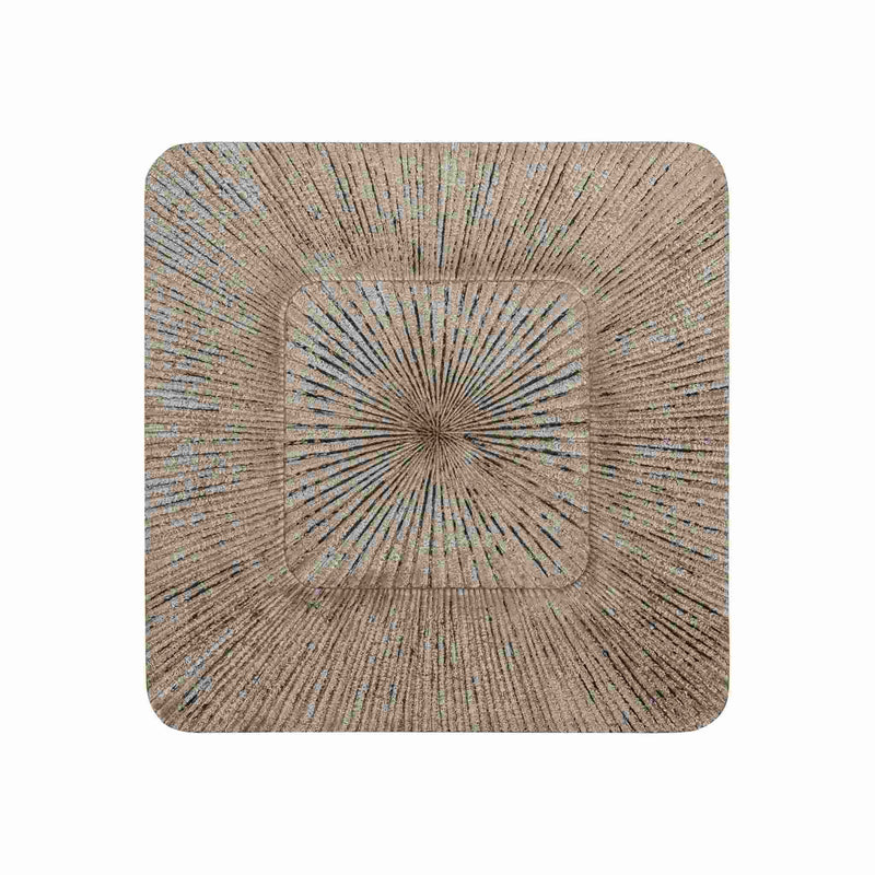 PTMD Wandpaneel Dishita - 90x3x90 cm - MDF - Creme