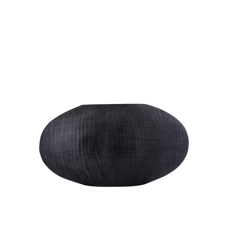 PTMD Bloempot Jowad - 45x12x26 cm - Aluminium - Grijs