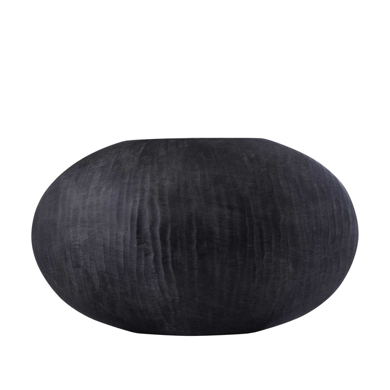 PTMD Bloempot Jowad - 52x15x32 cm - Aluminium - Grijs