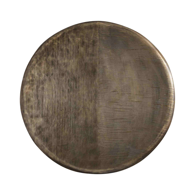 PTMD Wandpaneel Jowad - 95x5x95 cm - Aluminium - Goud