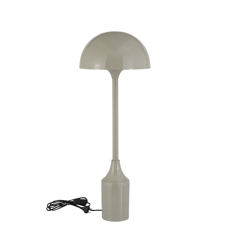 PTMD Tafellamp Tanaiya - 31x31x80 cm - Ijzer - Creme