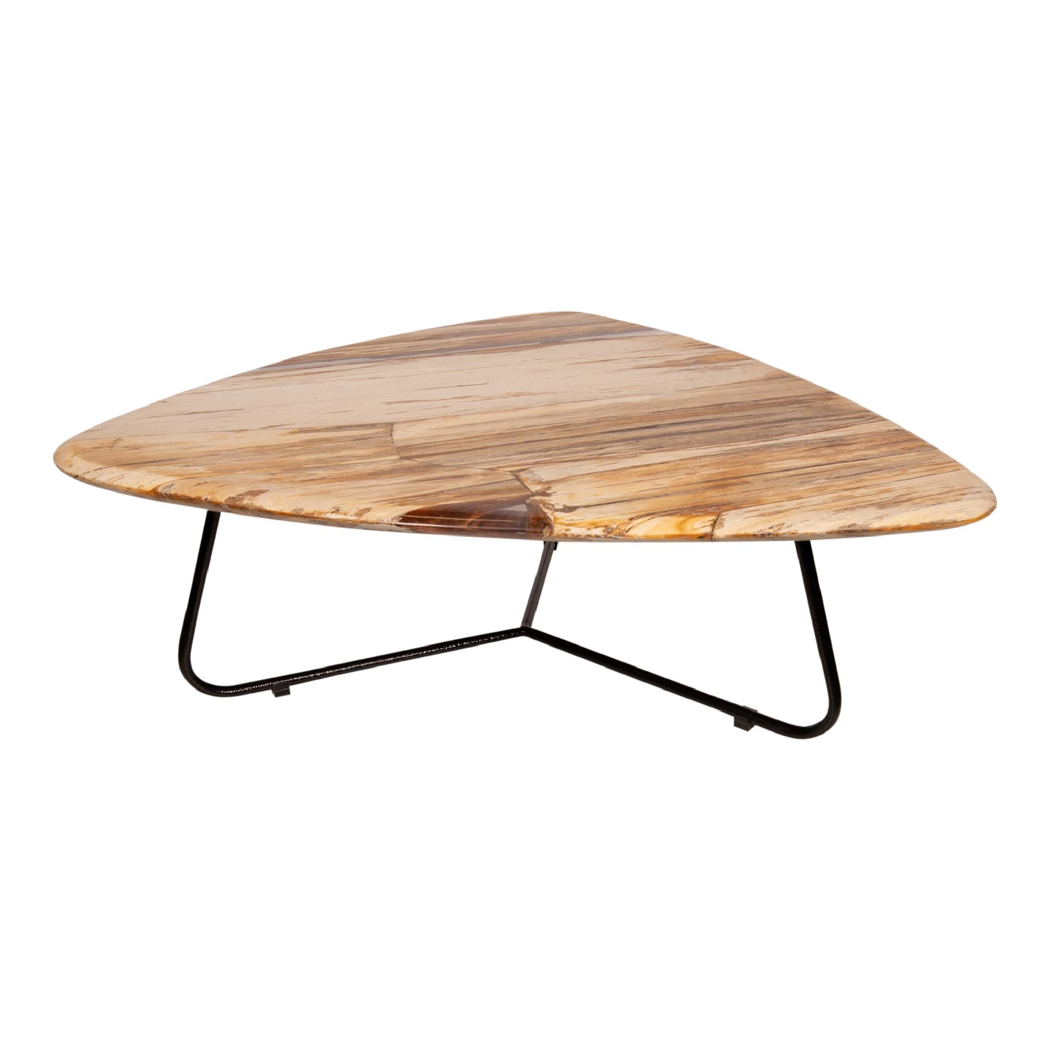 PTMD Salontafel Deeba - 95x85x36 cm - Hout - Naturel - Set van 5