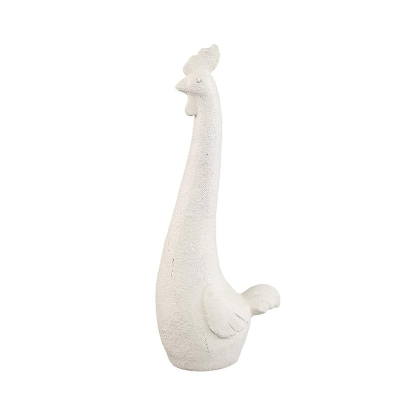 PTMD Deco Object Smita - 15x10x37 cm - Poly - Wit