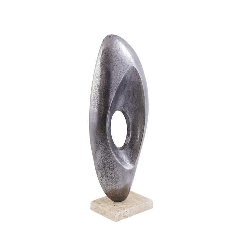 PTMD Deco Object Kellaine - 19x10x46 cm - Aluminium - Zilver