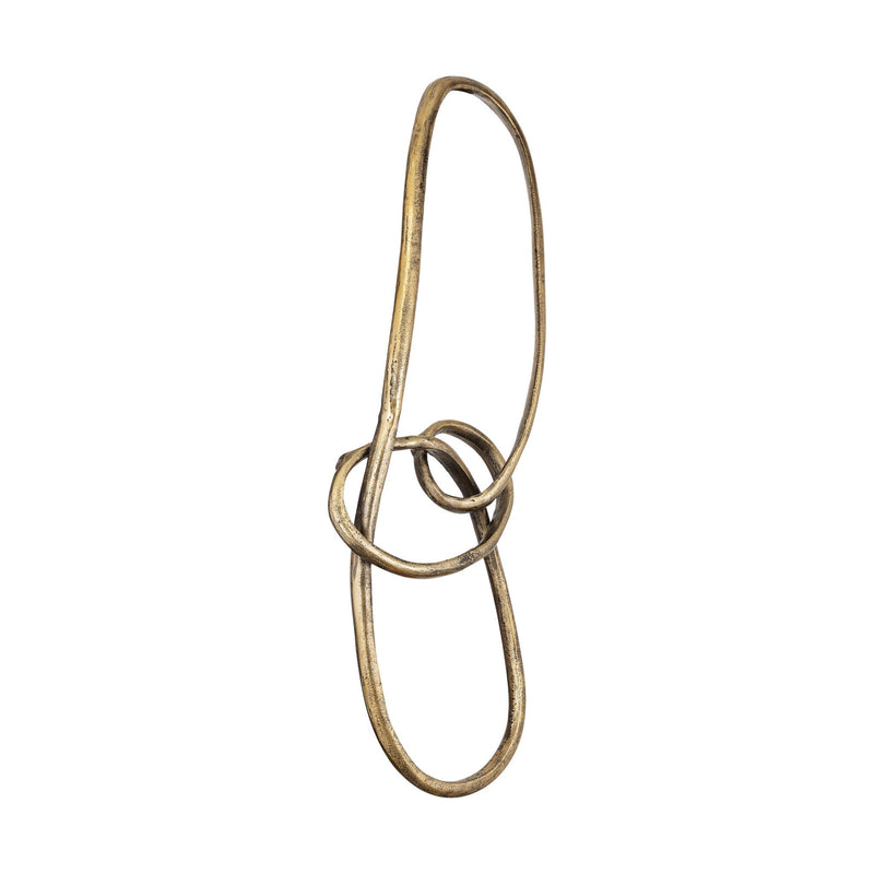 PTMD Deco Object Wun - 38x11x90 cm - Aluminium - Messing