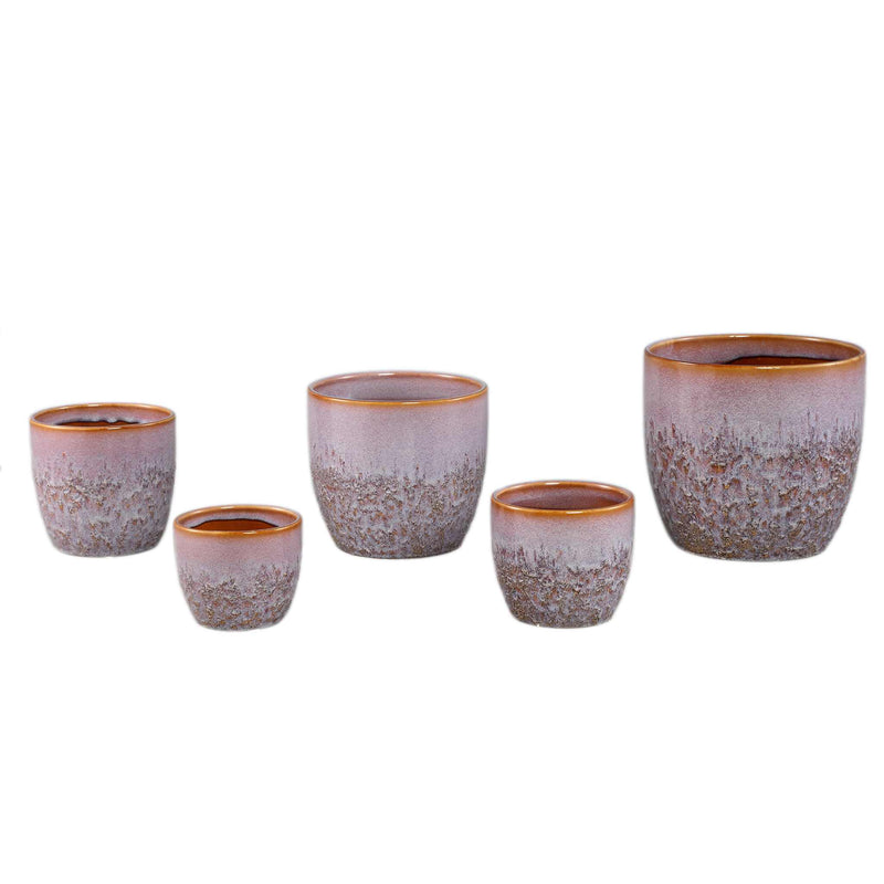 PTMD Bloempot Harper - 20x20x18 cm - Keramiek - Roze