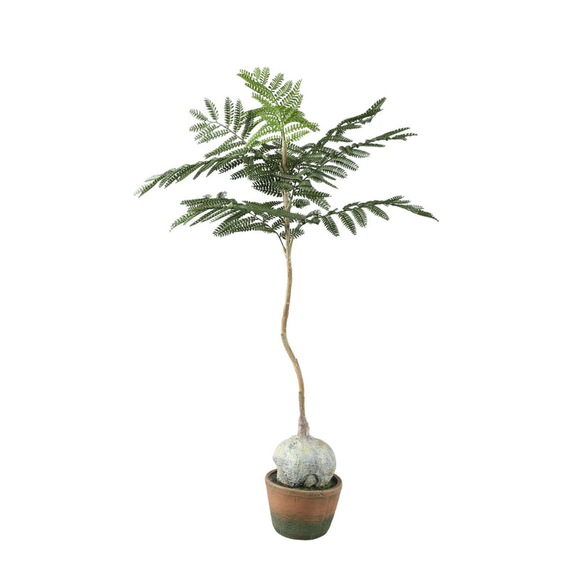 PTMD Kunstplant Jacaranda - 43x45x99 cm - Polyester - Groen